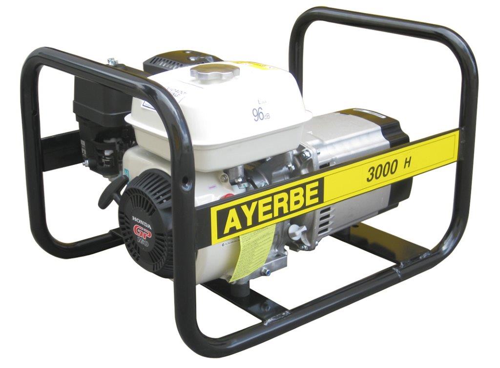 Ayerbe - 5420000 - grupo electrógeno 3000 h mn - motor honda 160 gp