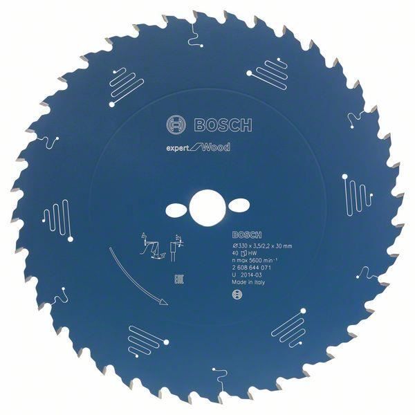 Hoja de sierra circular - Bosch - expert para madera - 235 x 30 x 2,8 mm -