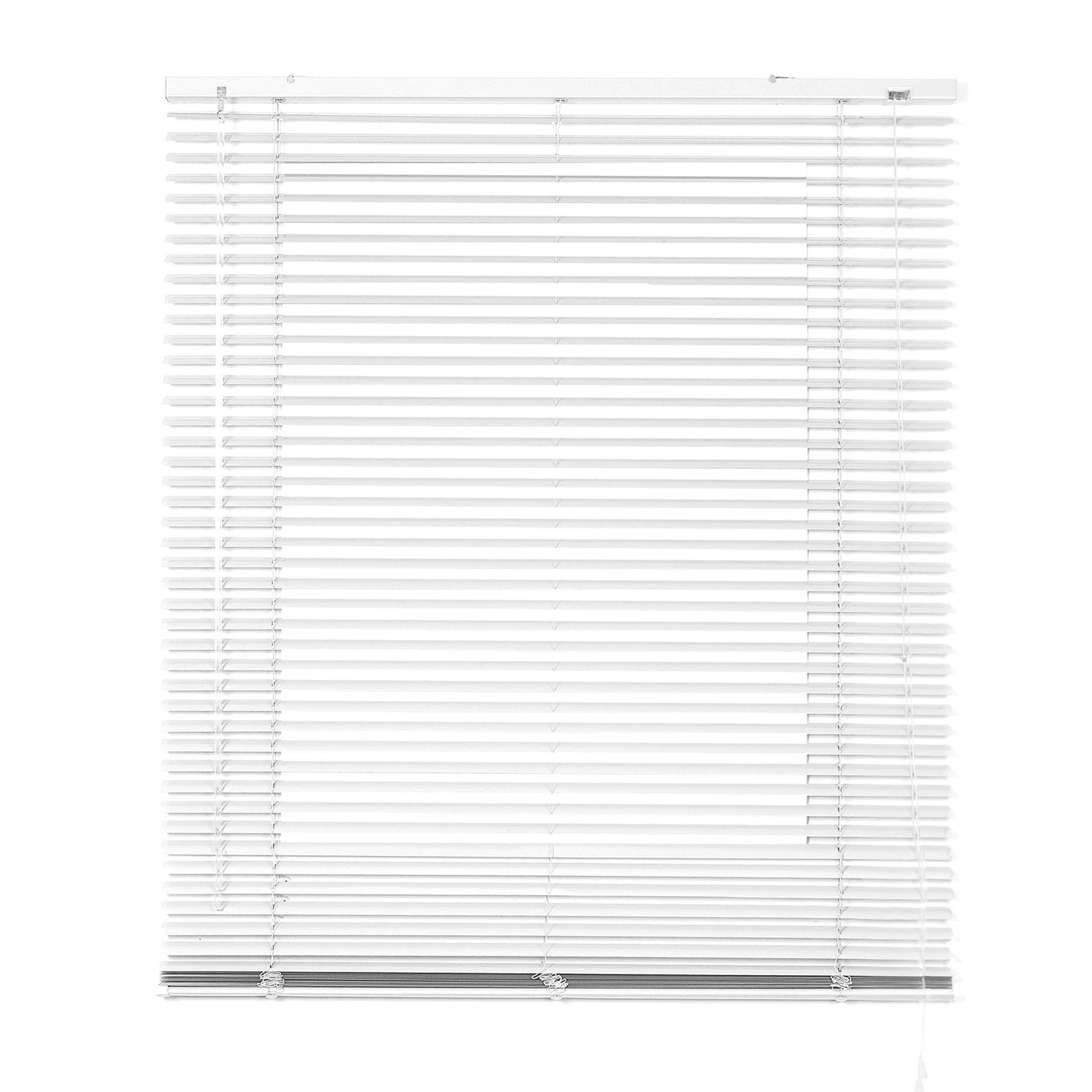 Storesdeco|persianas venecianas de aluminio con cordón blanco 120x160