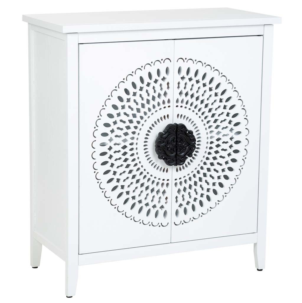 Aparador de madera de 2 puertas 78x38x87