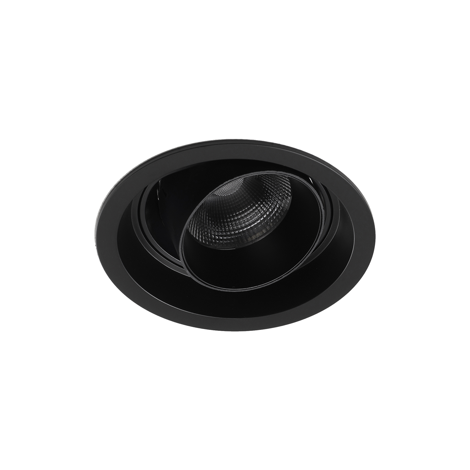 LEDsc4 downlight ajustable negro, iluminación interior moderna, compatible