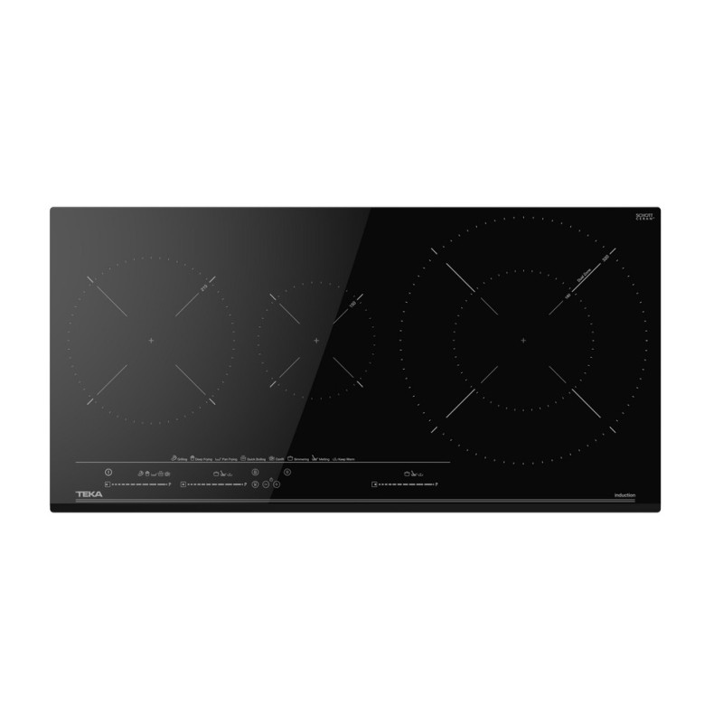 Inducción teka izc 83620 mst 80x40 cm 3 zonas multislider