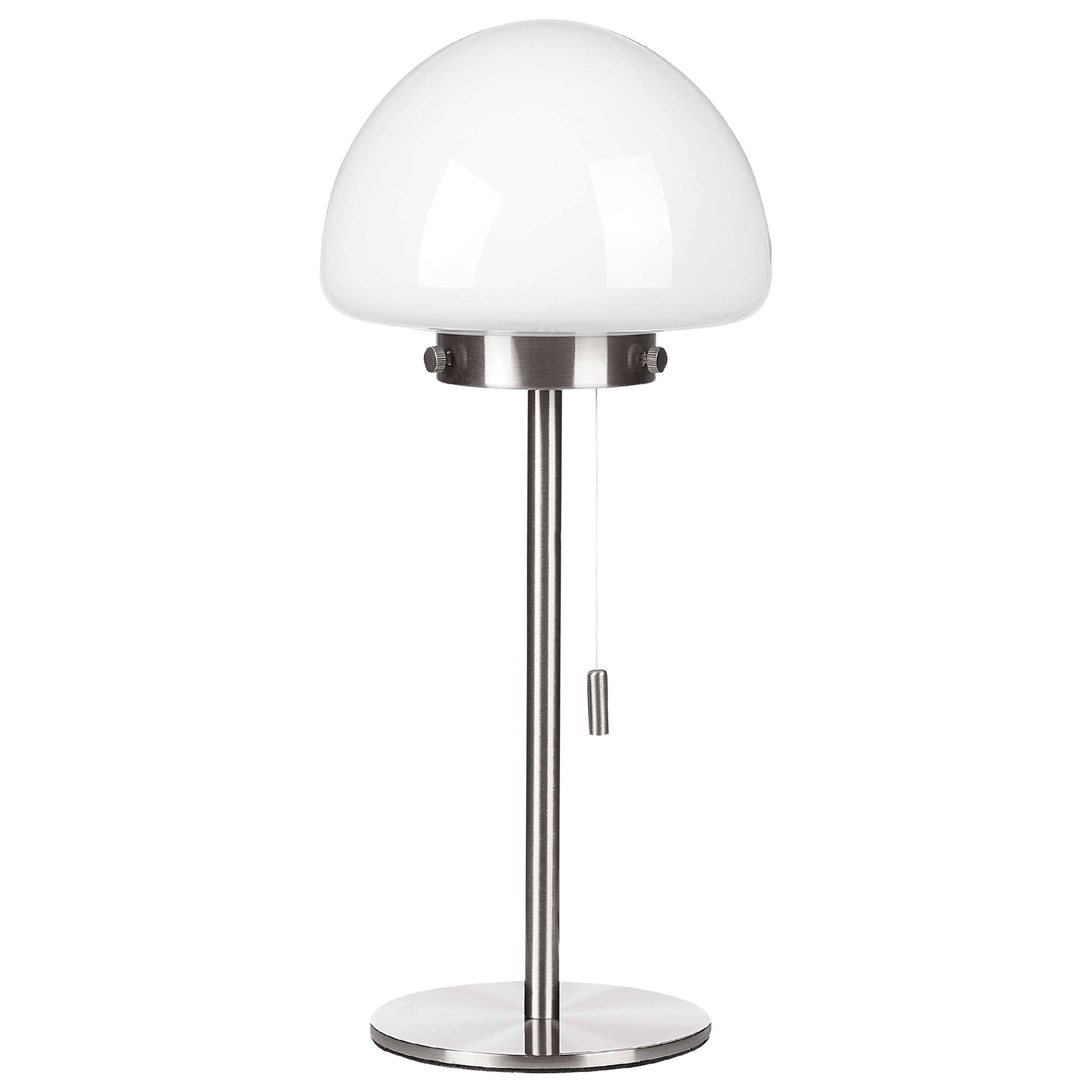 Lámpara de mesa moruga metal plateado