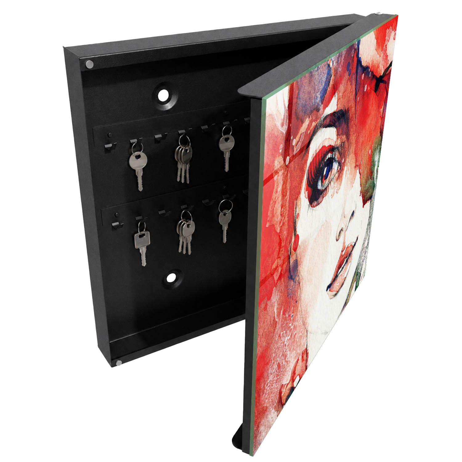 Caja para llaves de entrada 30x30x5, apertura derecha tulup