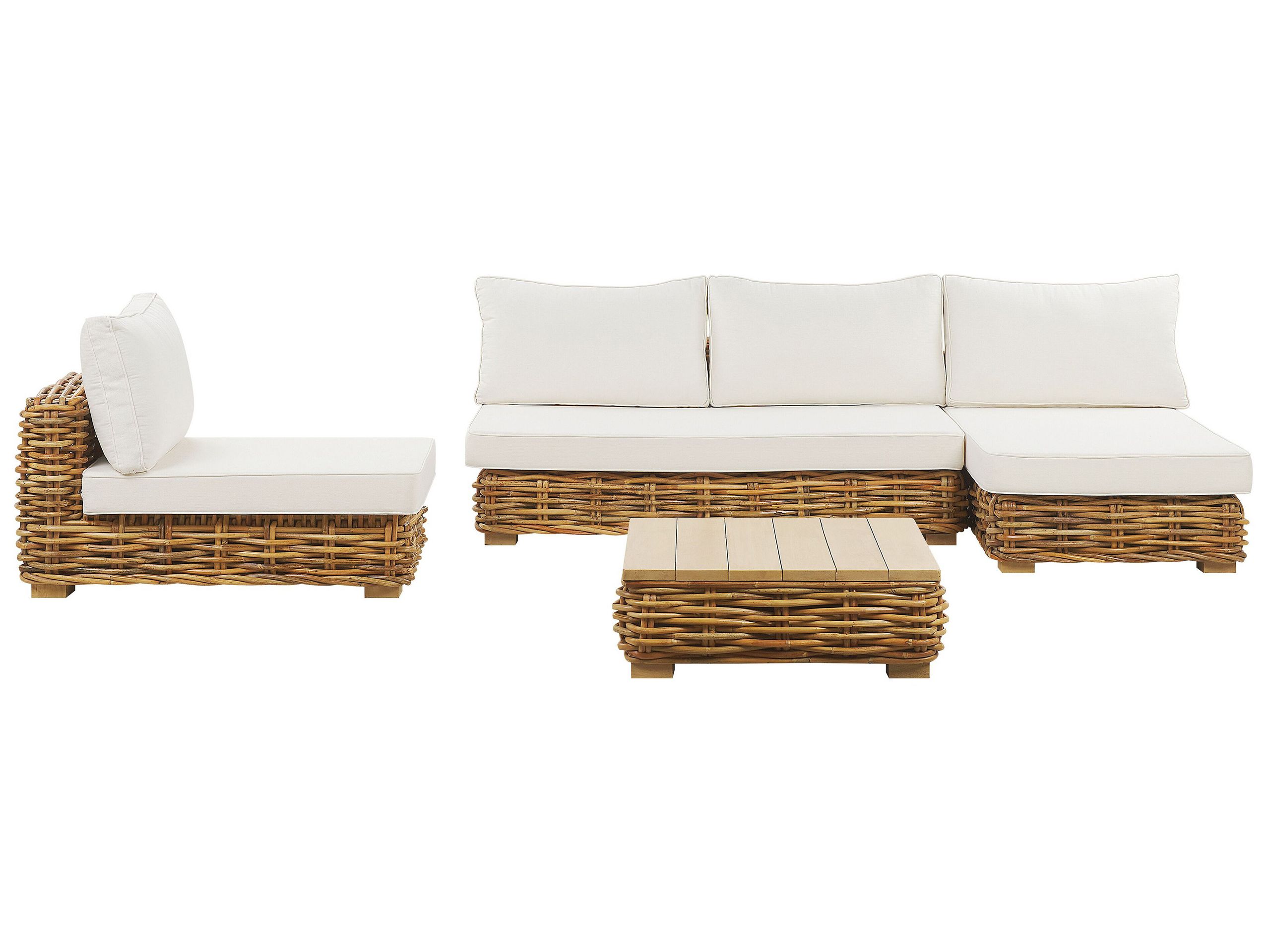 Conjunto de jardín blanco crema varallo