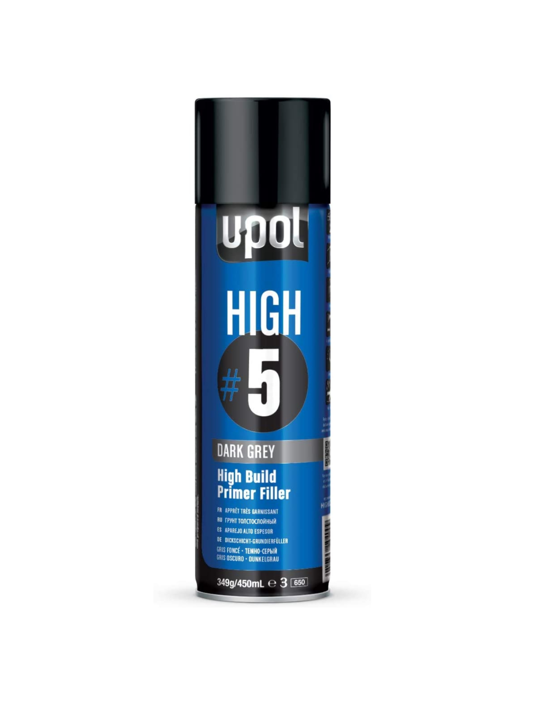 Spray aparejo alto espesor high 5 gris oscuro 450 ml