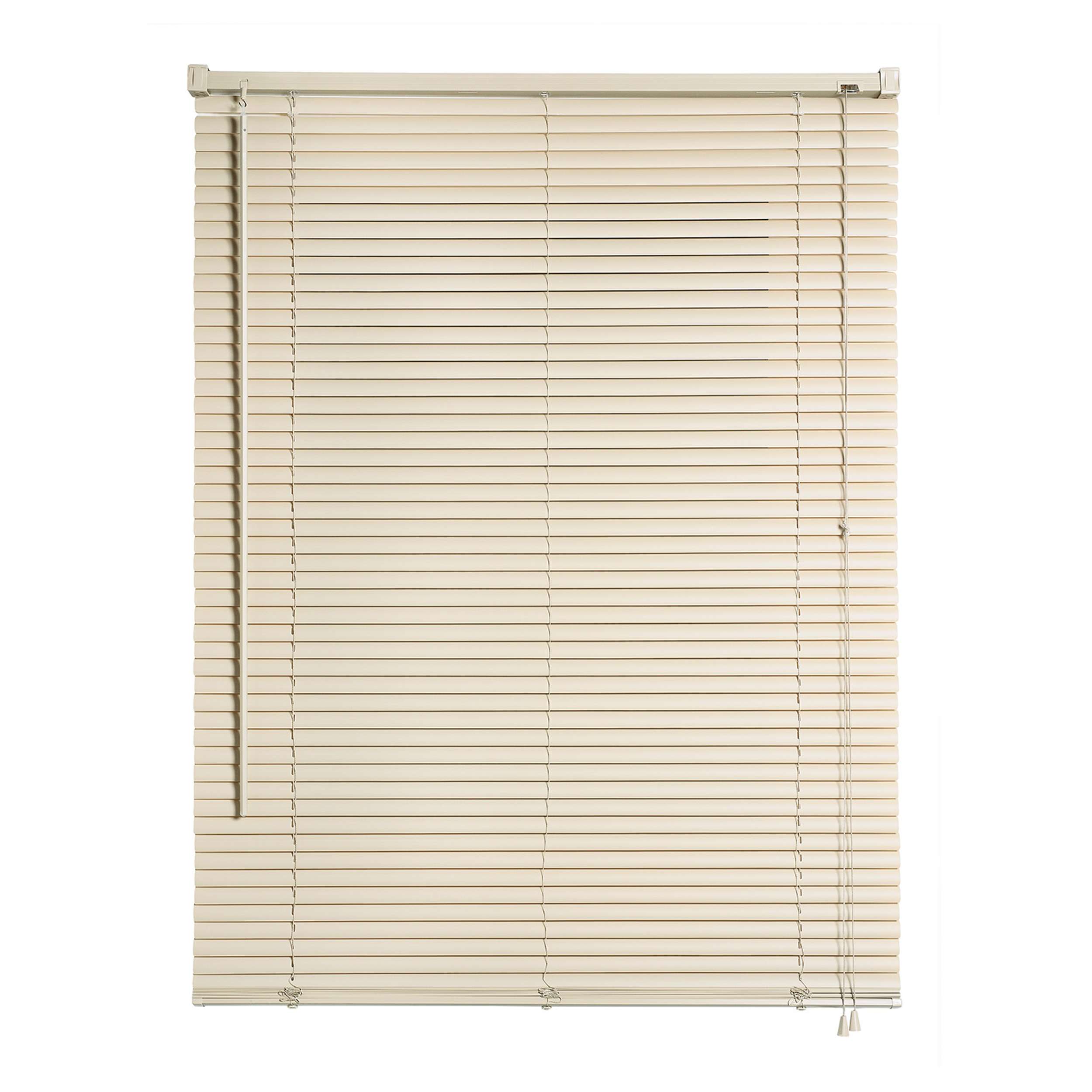 Storesdeco|persianas venecianas de vinilo con cordón beige 135x160