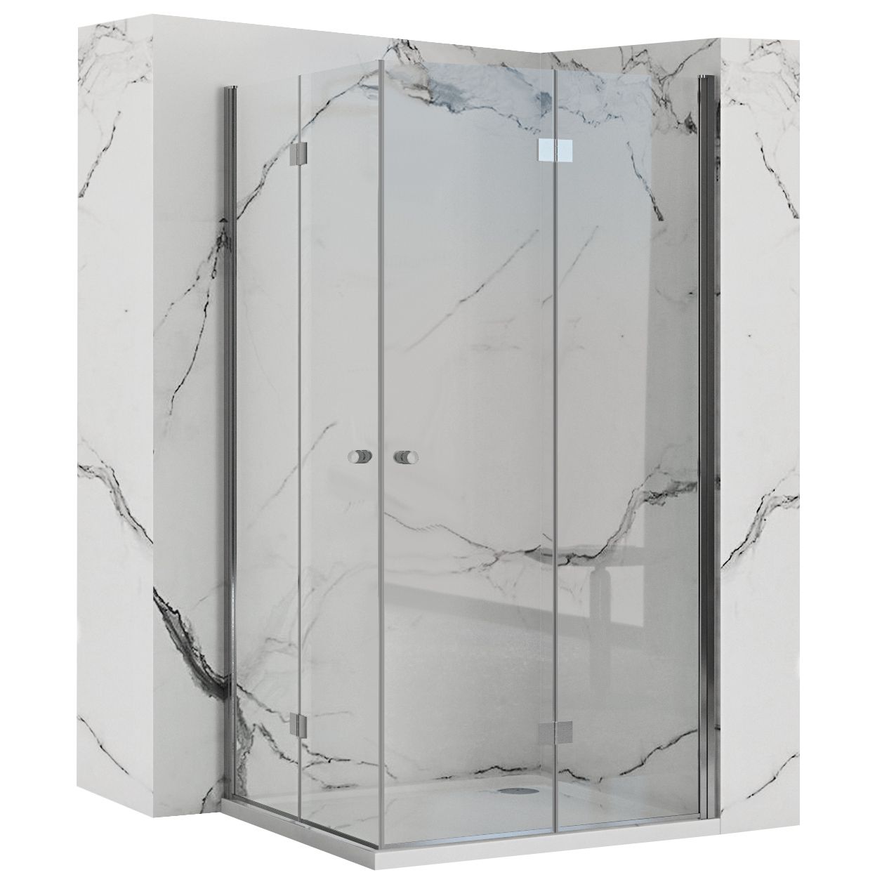 Rea cabina de ducha fold n2 modular 70x110, 70x110x190 cm