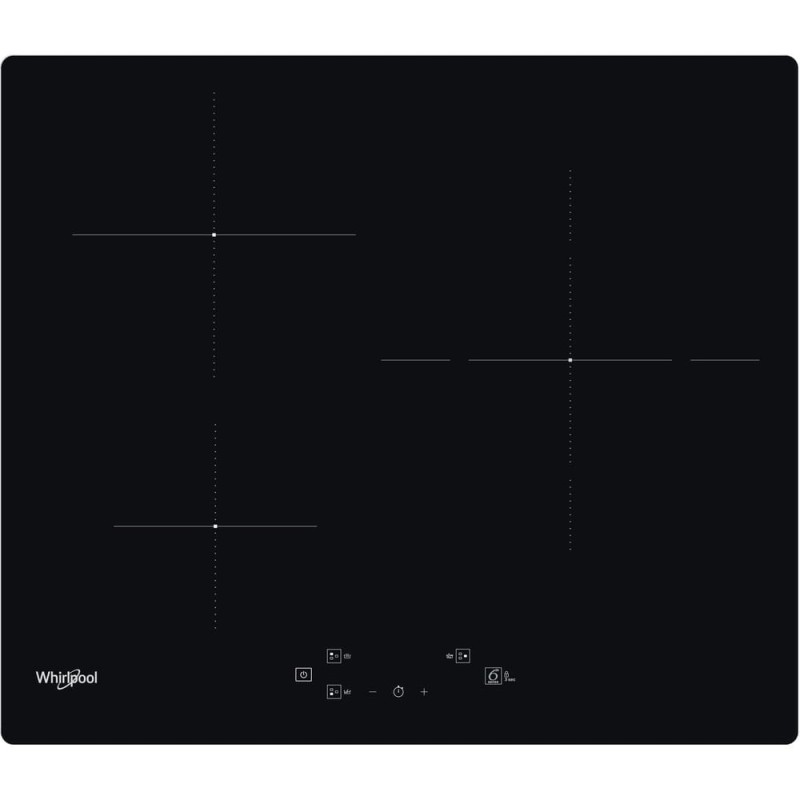 Inducción Whirlpool wsq5760ne 3 zonas 7.2 kw control touch