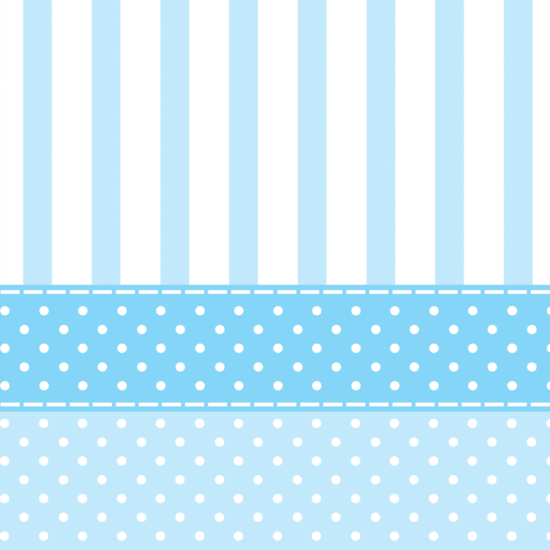 Papel pintado infantil rayas y puntos azules 60cm por 250cm