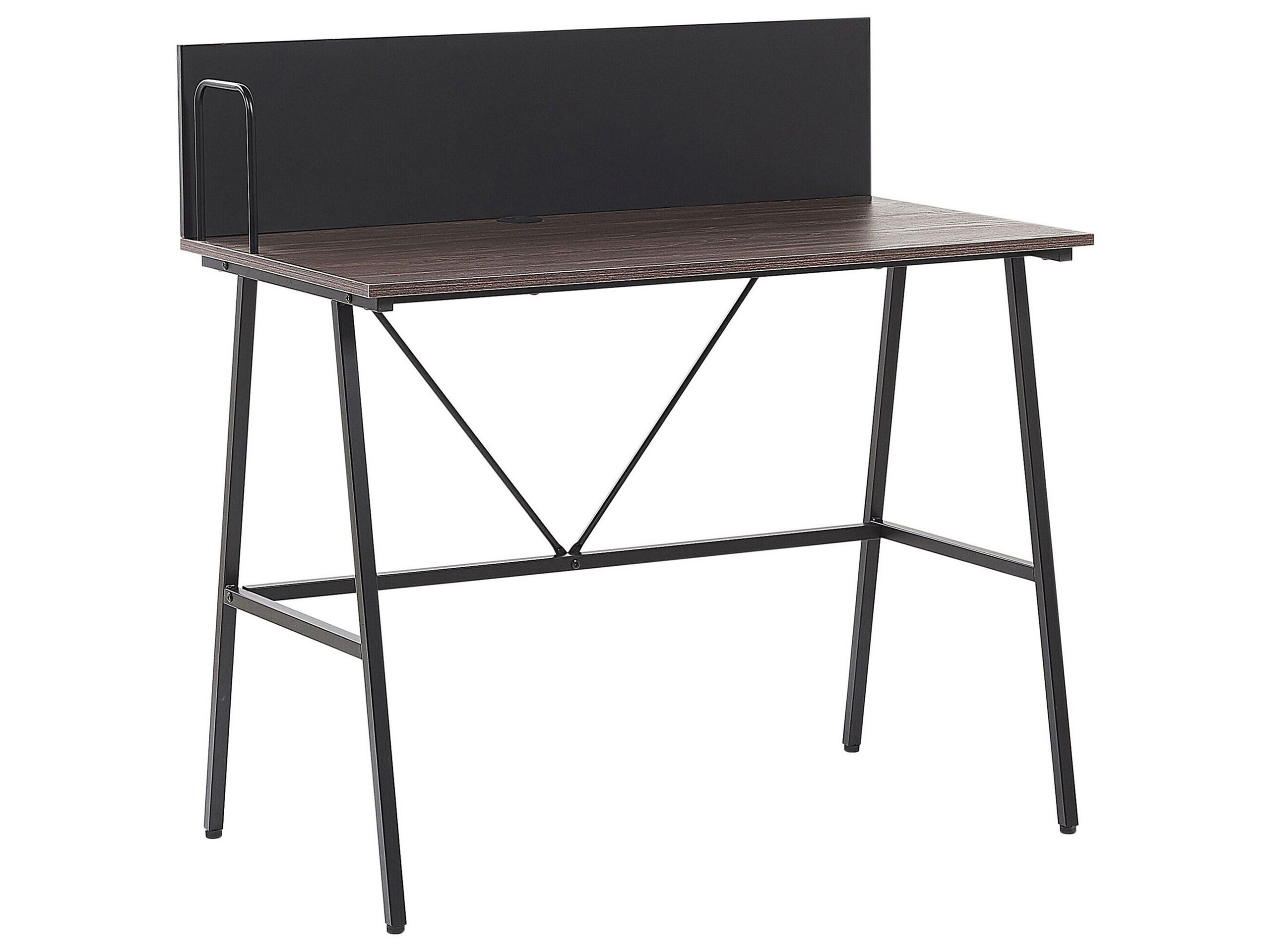 Escritorio hastings 100 cm 52 cm marrón/negro