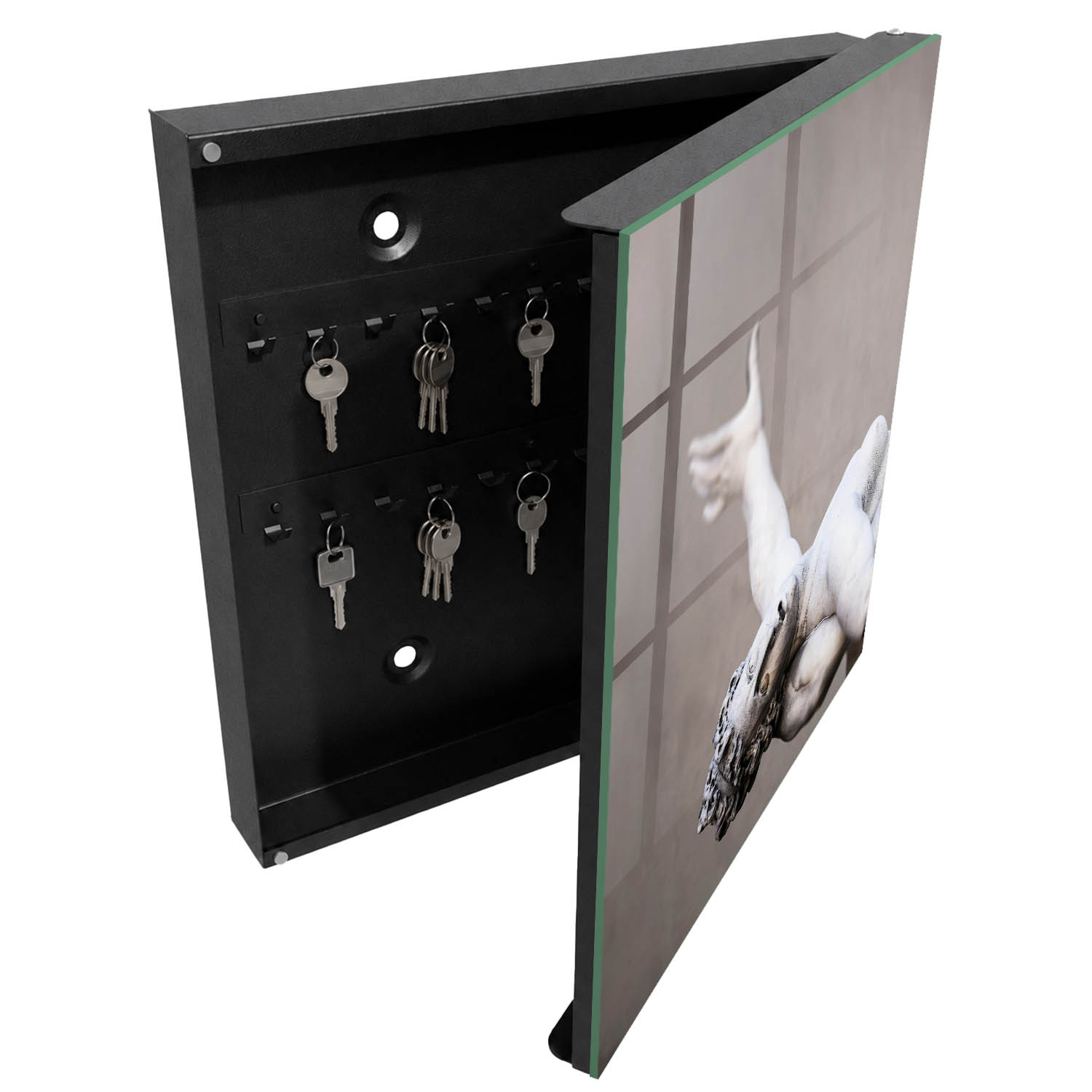 Armario llaves de pared 30x30x5, apertura derecha tulup