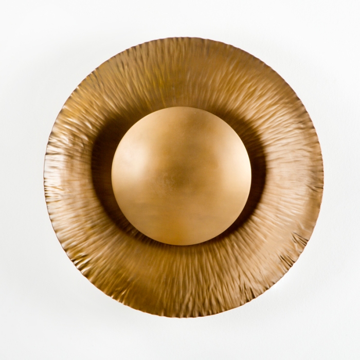 Aplique 61x7x61 metal dorado