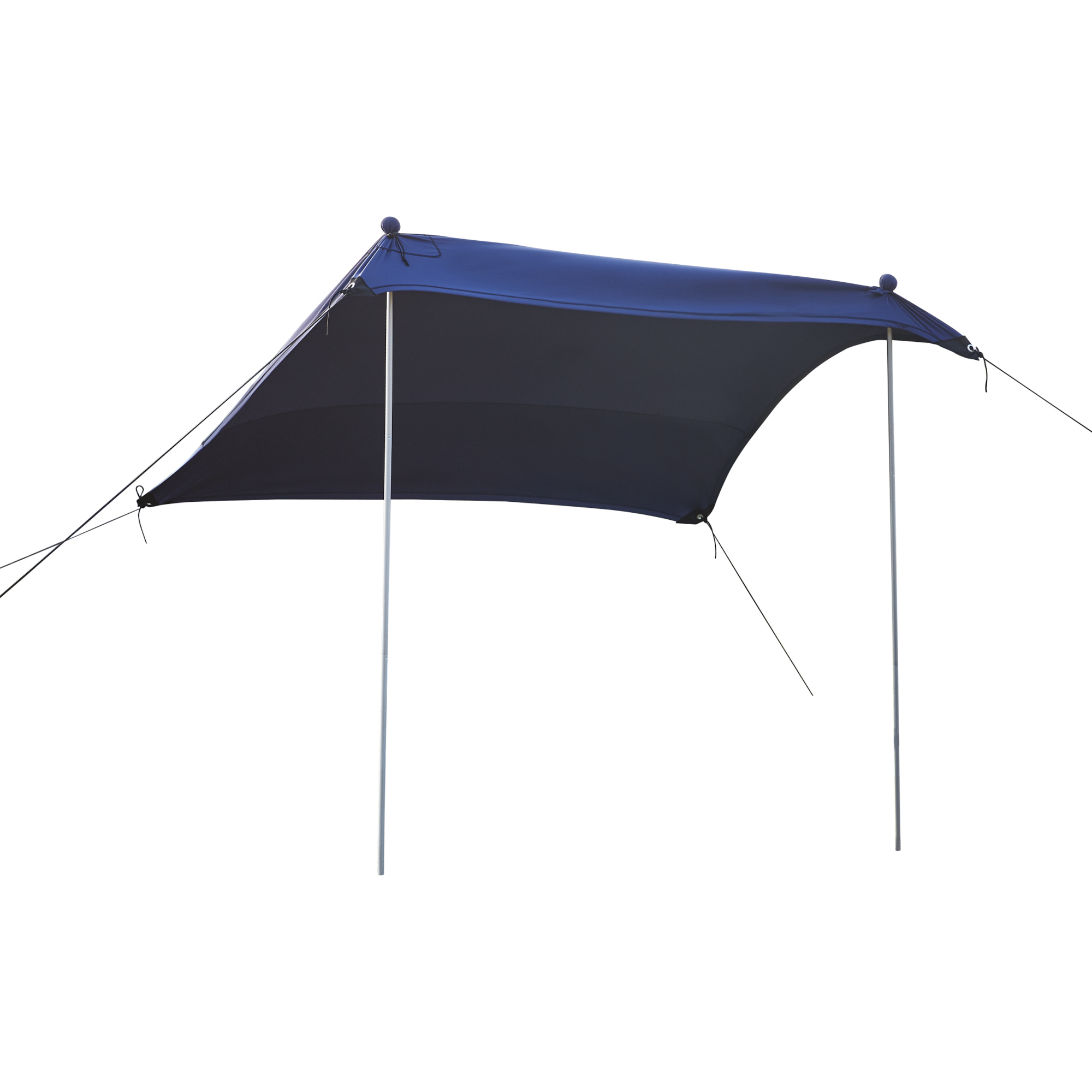 Toldo de playa bernheze lycra 4 bolsas rellenables 200x200x170cm - azul
