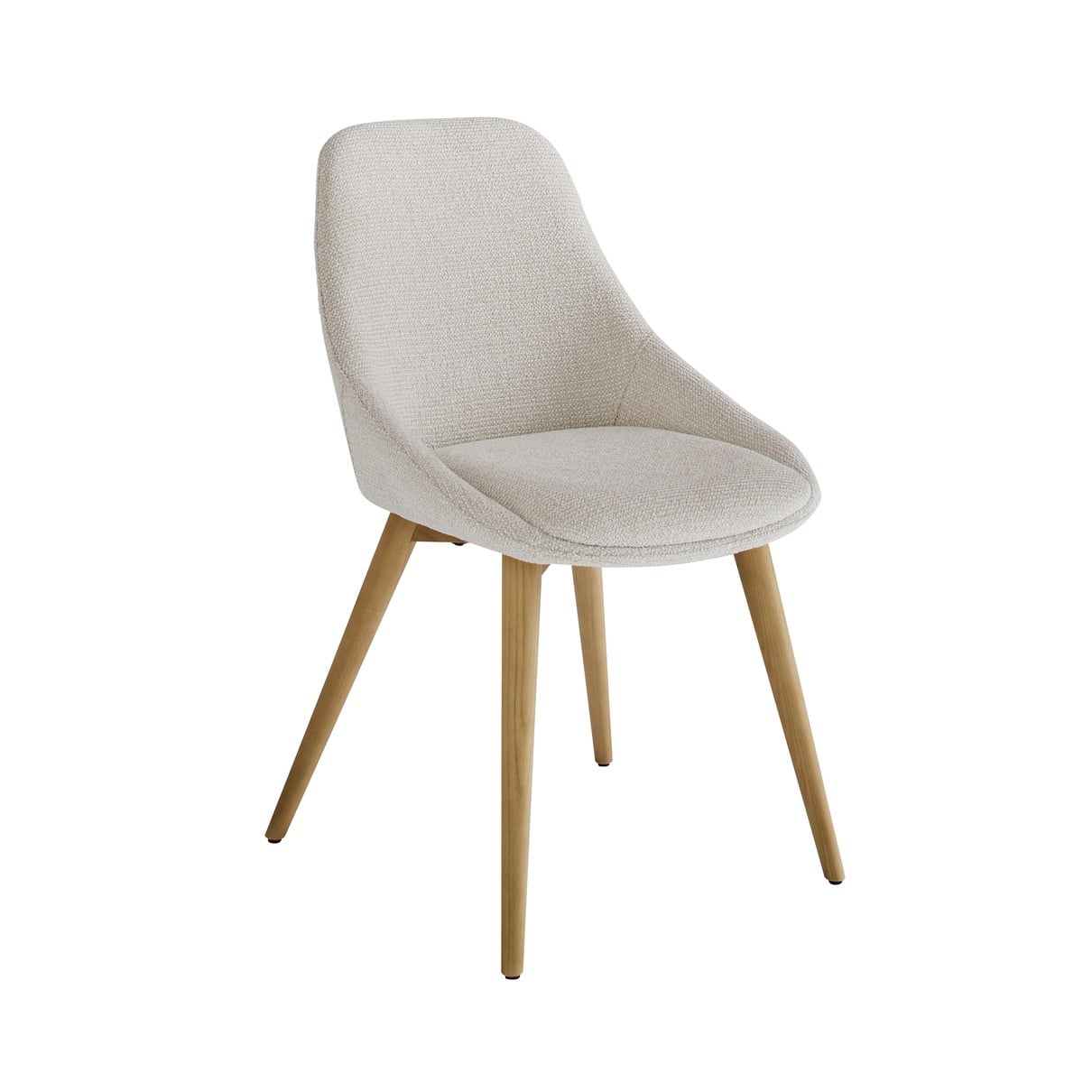 Signature - silla tapizada color crema