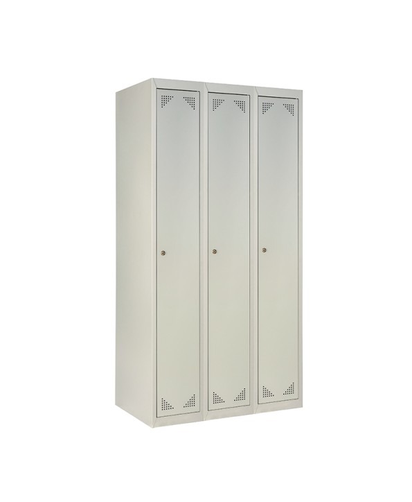 Taquilla metálica vestuario desmontada 3 puertas 750 x 1800 x 460
