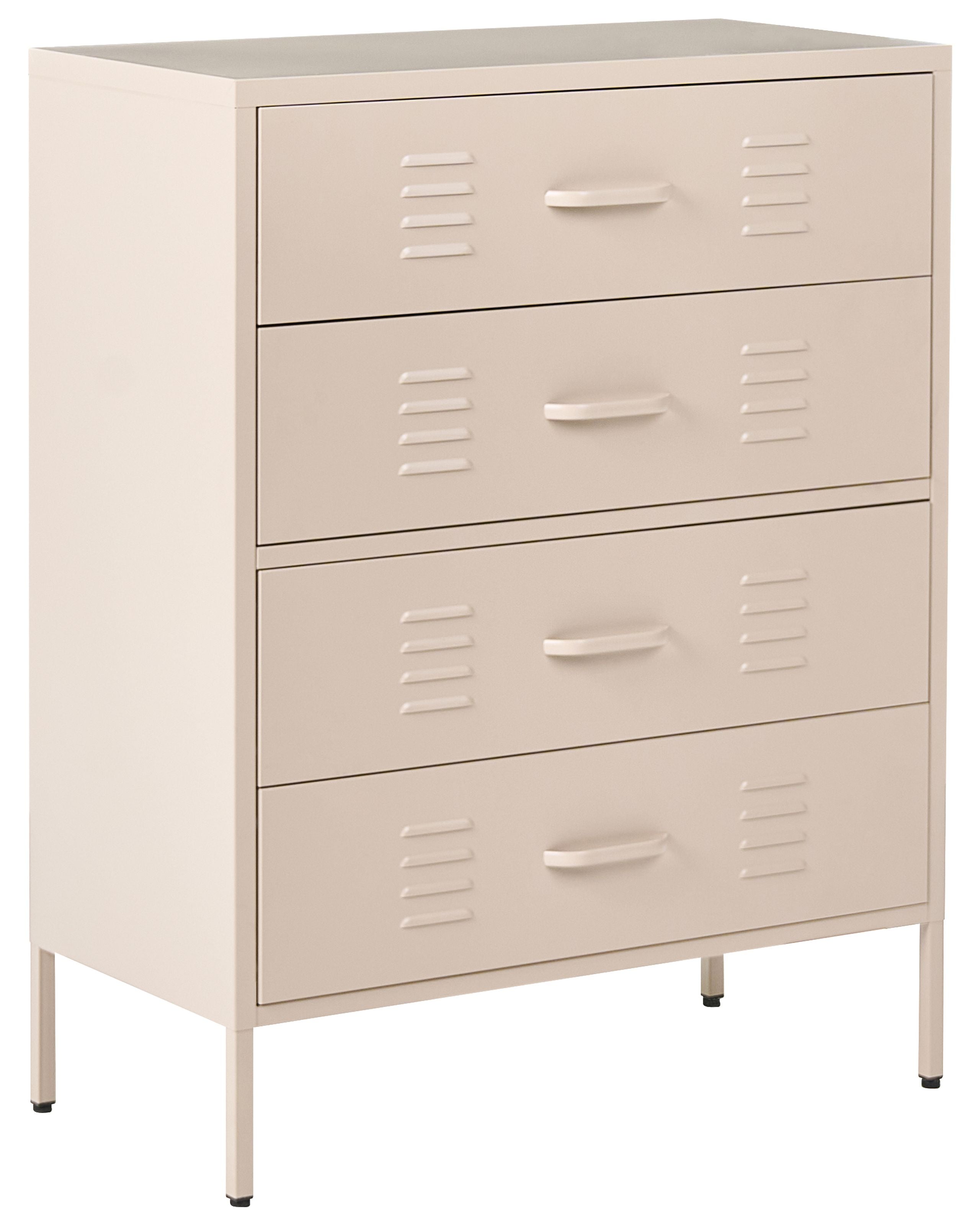 Cómoda enago metal beige