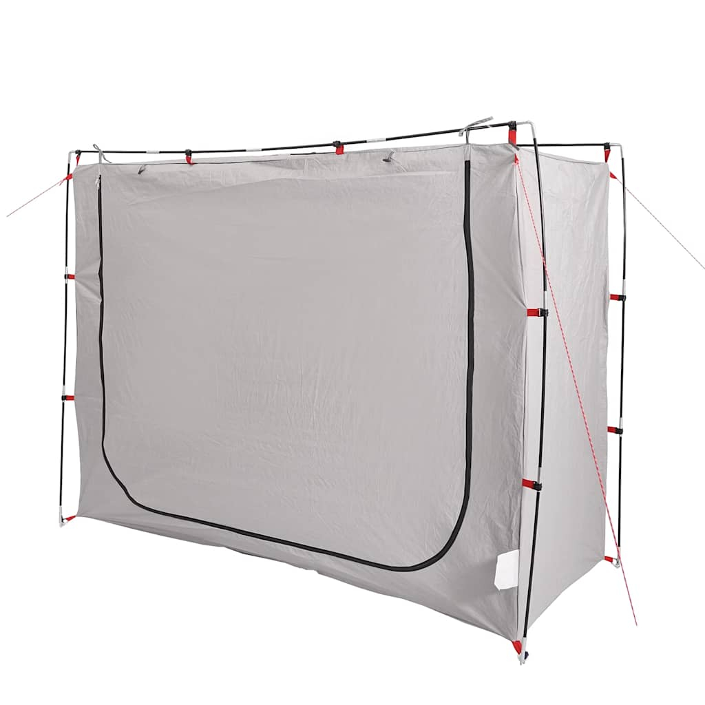 vidaXL tienda de almacenamiento impermeable gris