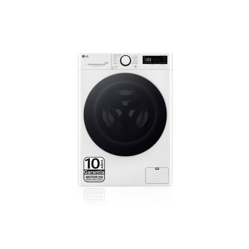 Lavadora secadora lg f2dr5s09a1w 8/5 kg 1400 rpm vapor blanco