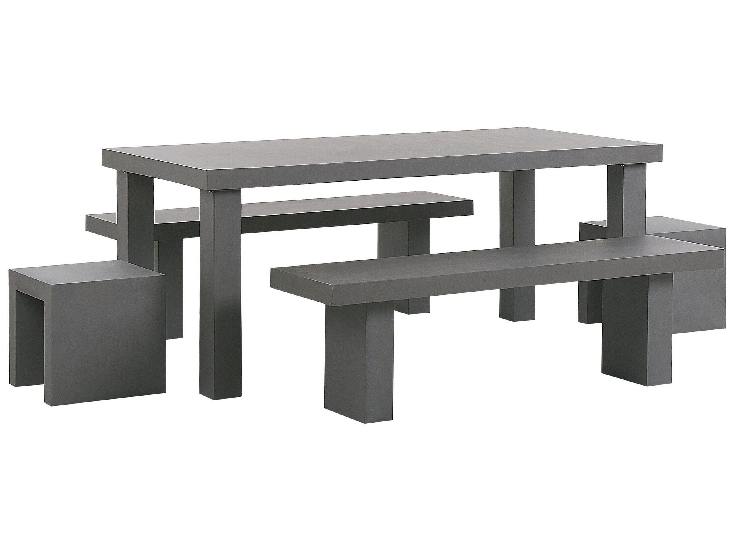 Conjunto de comedor gris taranto