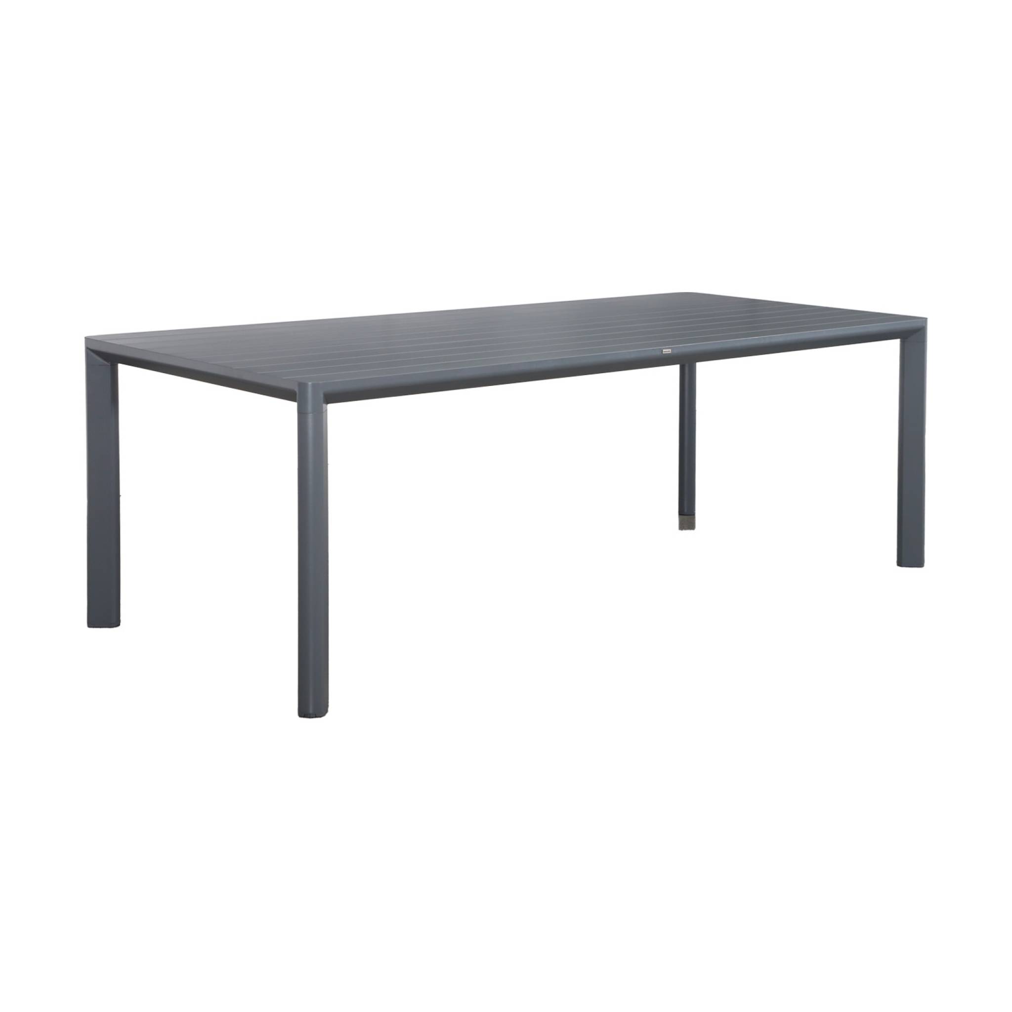 Mesa de jardín de aluminio de 8 plazas, sacramento, antracita, 220x100x75