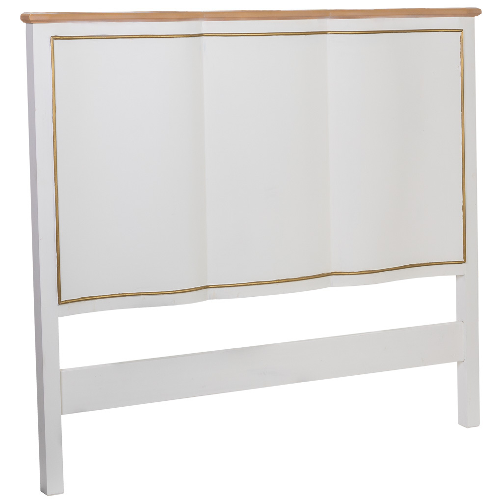 Cabezal de cama de madera 150x6x130h cm