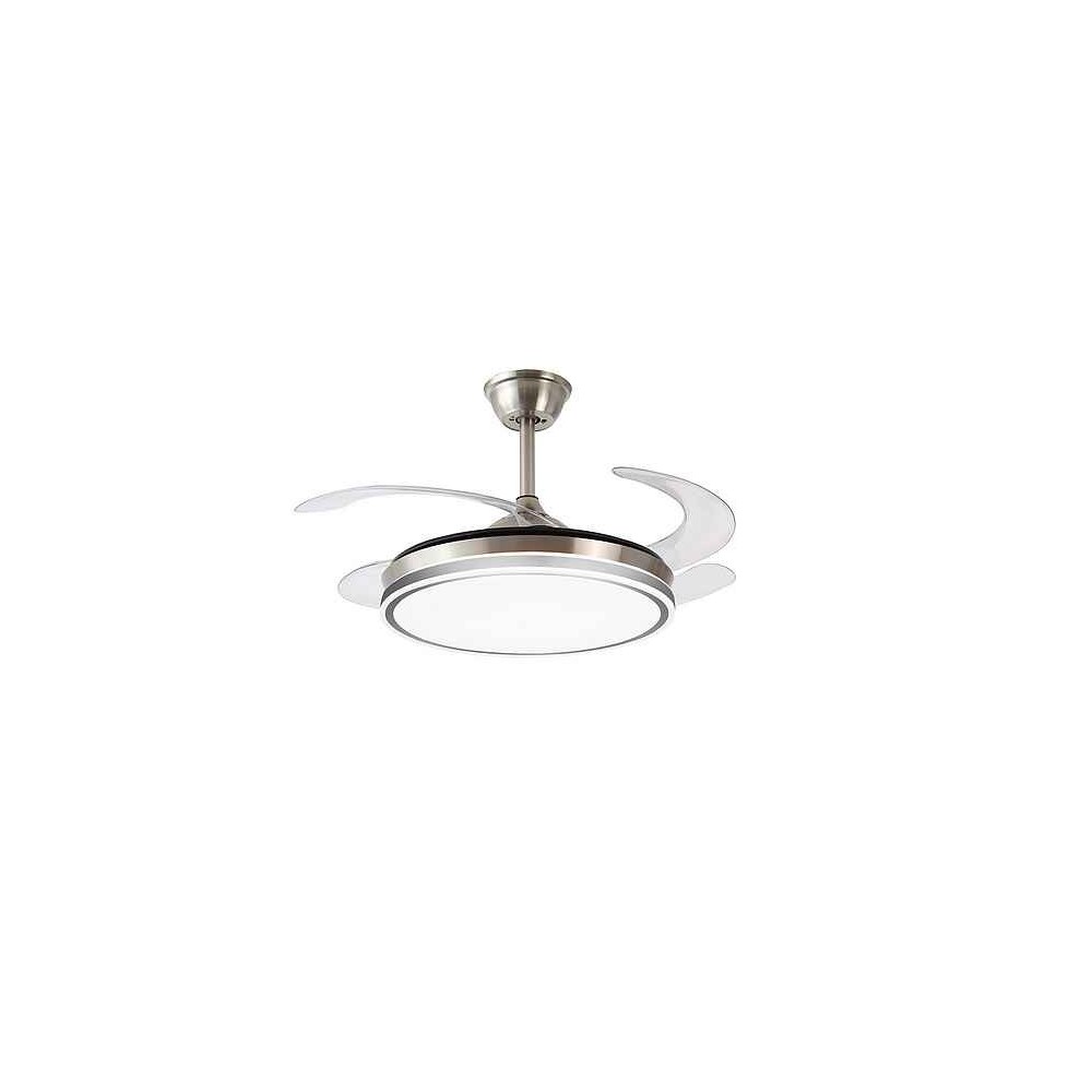 Ventilador de techo ambra niquel cct regulable 50cm