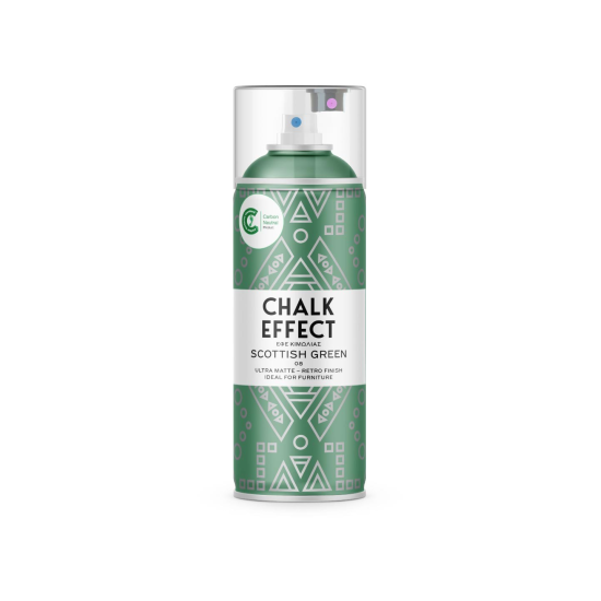 Spray pintura tiza chalk effect ultra mate 400 ml (scottish green 08)