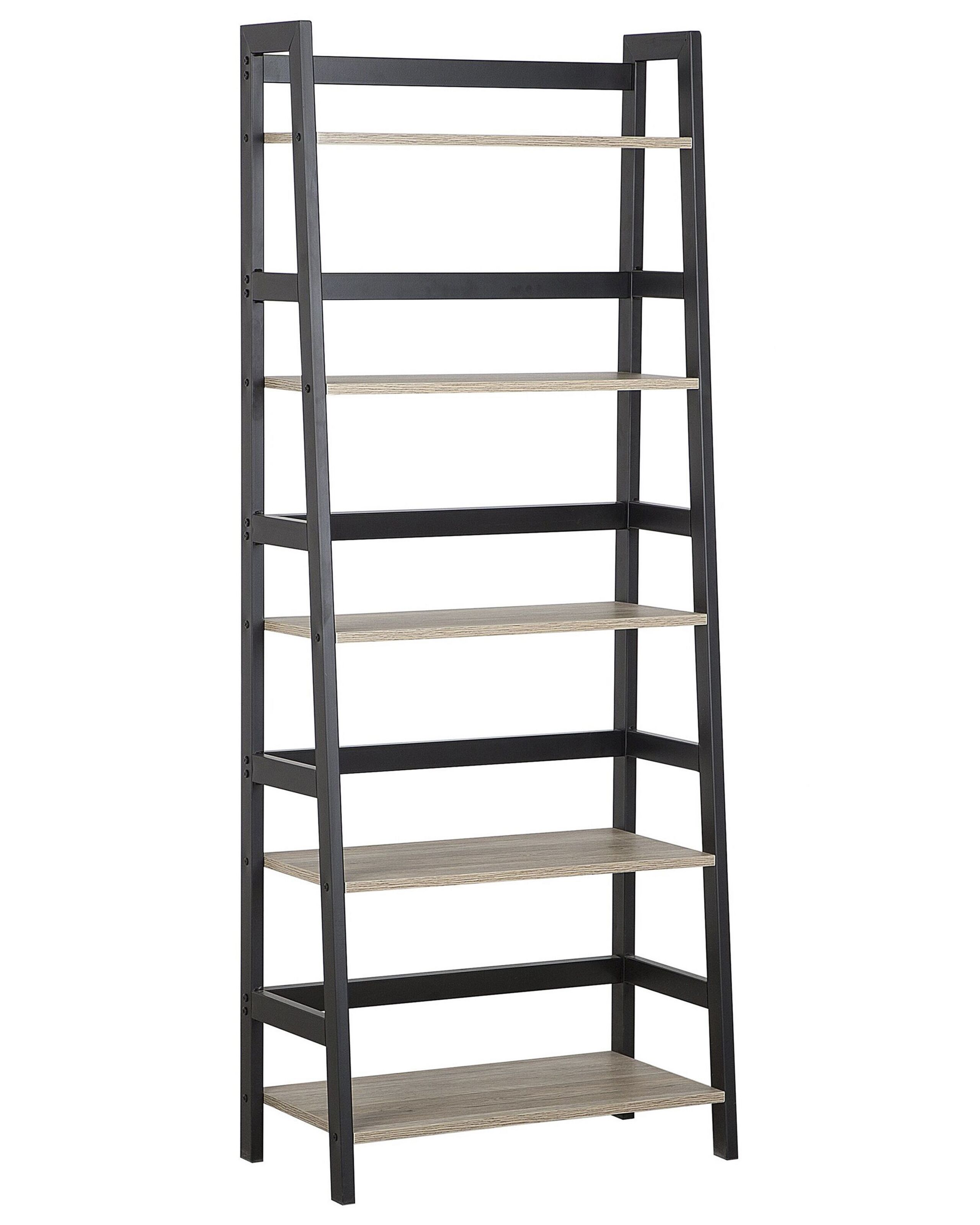 Estantería de 5 niveles croydon 163 cm negro