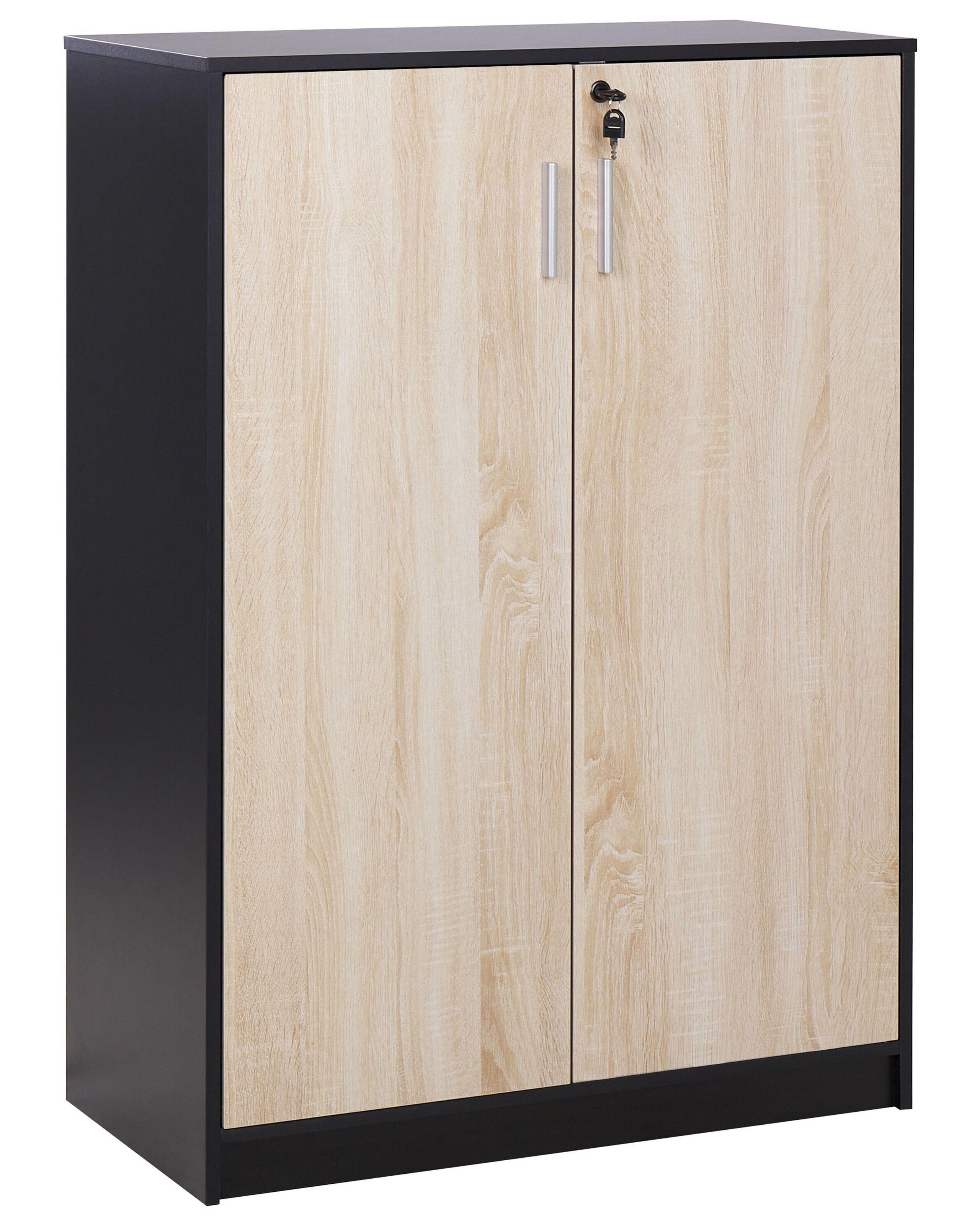 Mueble de oficina zehna marrón/negro