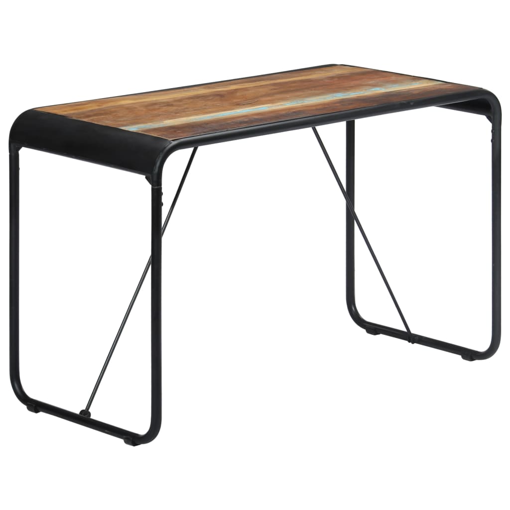 Mesa de comedor de madera maciza reciclada 118x60x76 cm oif488895