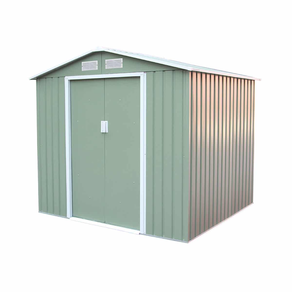 Caseta metálica jardín gardiun sunderland 4,07 m² exterior 213x191x195 cm a