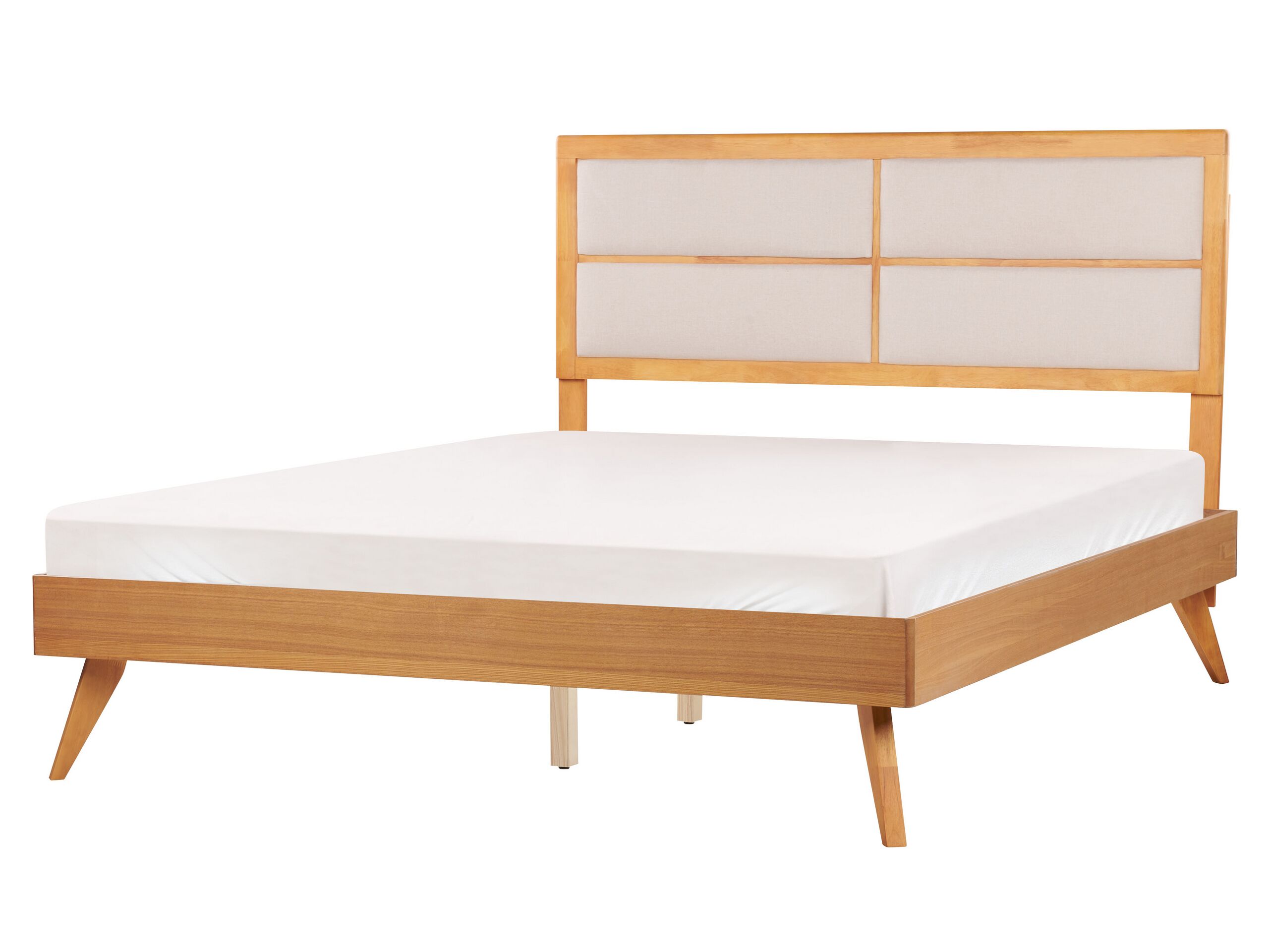 Cama poissy 160 x 200 cm fresno natural