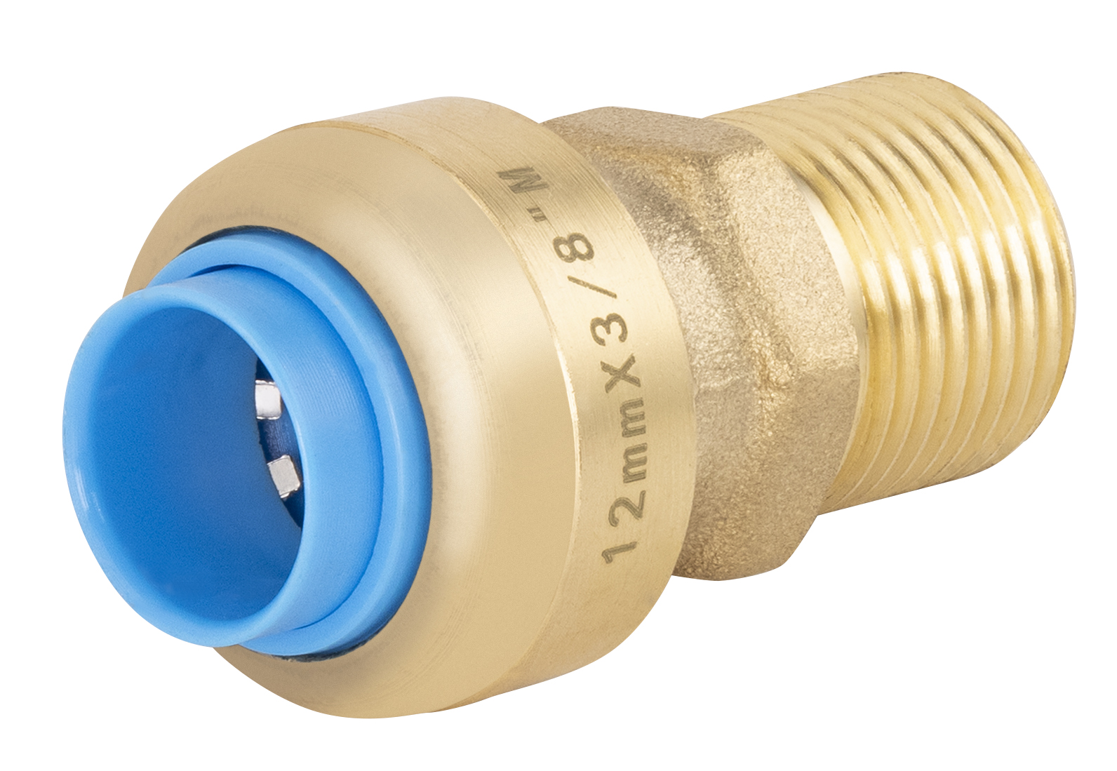 Conector automático universal ø12 macho (3/8) tout push
