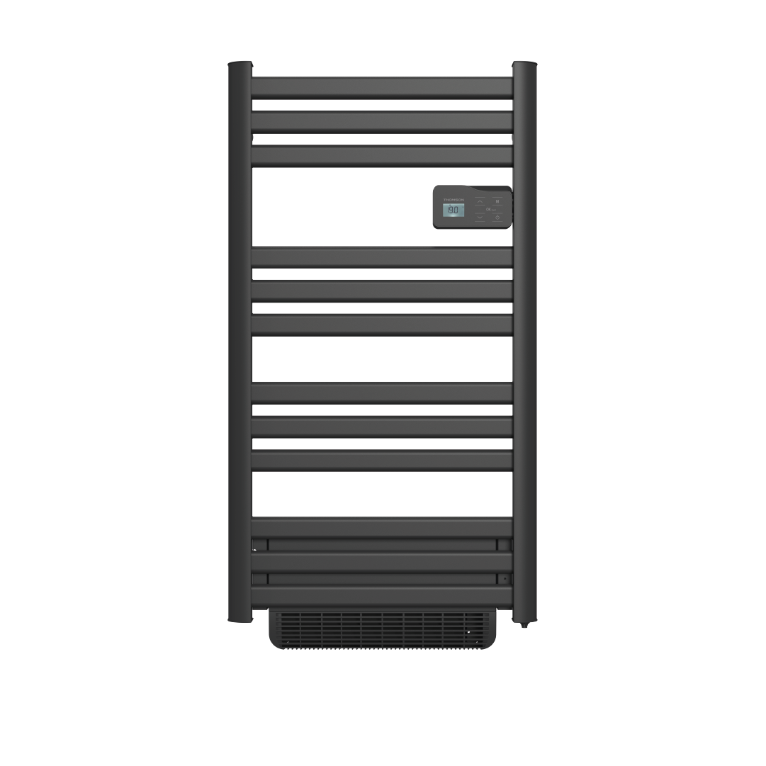 Toallero eléctrico thomson Wi-Fi, ventilador 500 + 1000w cosmo negro
