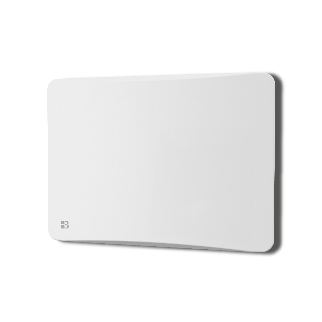 Radiador eléctrico bestherm oveo con inercia seca cerámica de 1000 w
