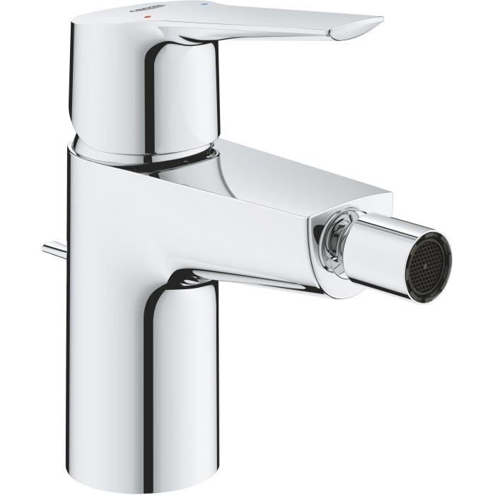 Mezclador monomando de bidé - grohe - talla s - metal - recto - gris