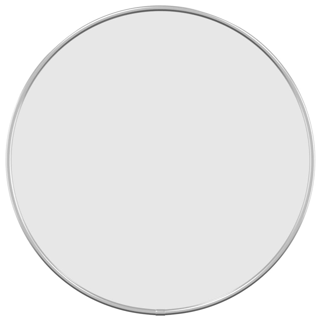 vidaXL espejo de pared redondo plateado ø 40 cm