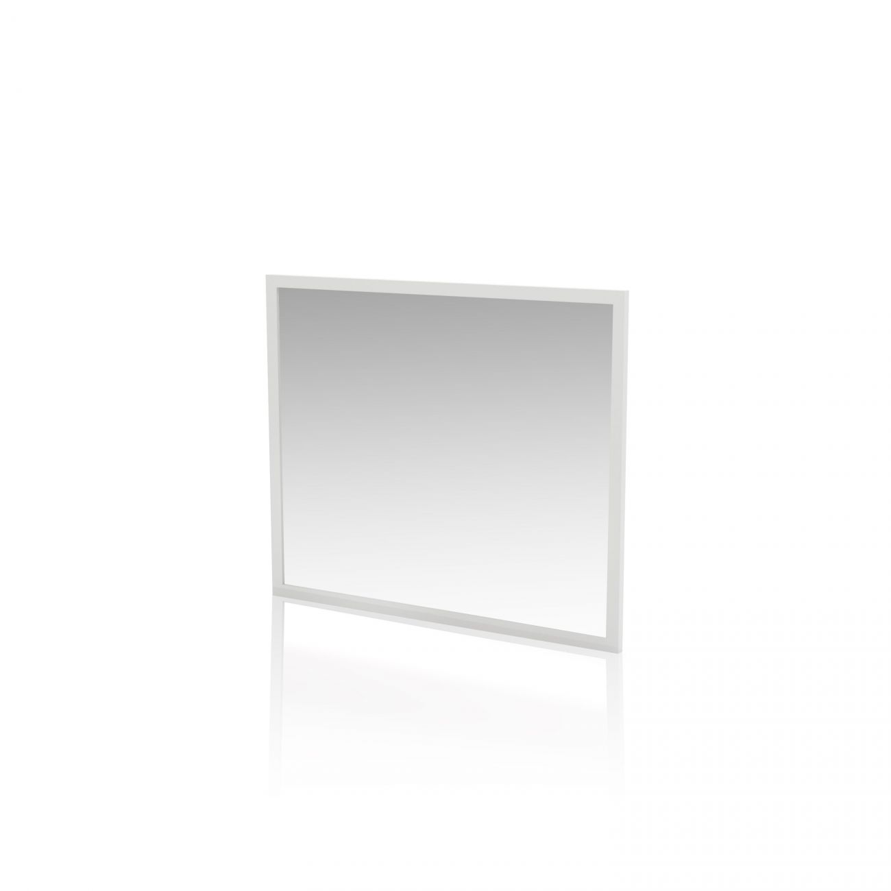 Espejo rectangular de pared 75x90 cm ataneq blanco