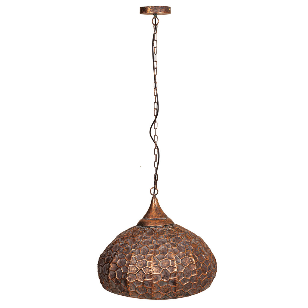 Lámpara de techo de metal dorada 49x49x39/100