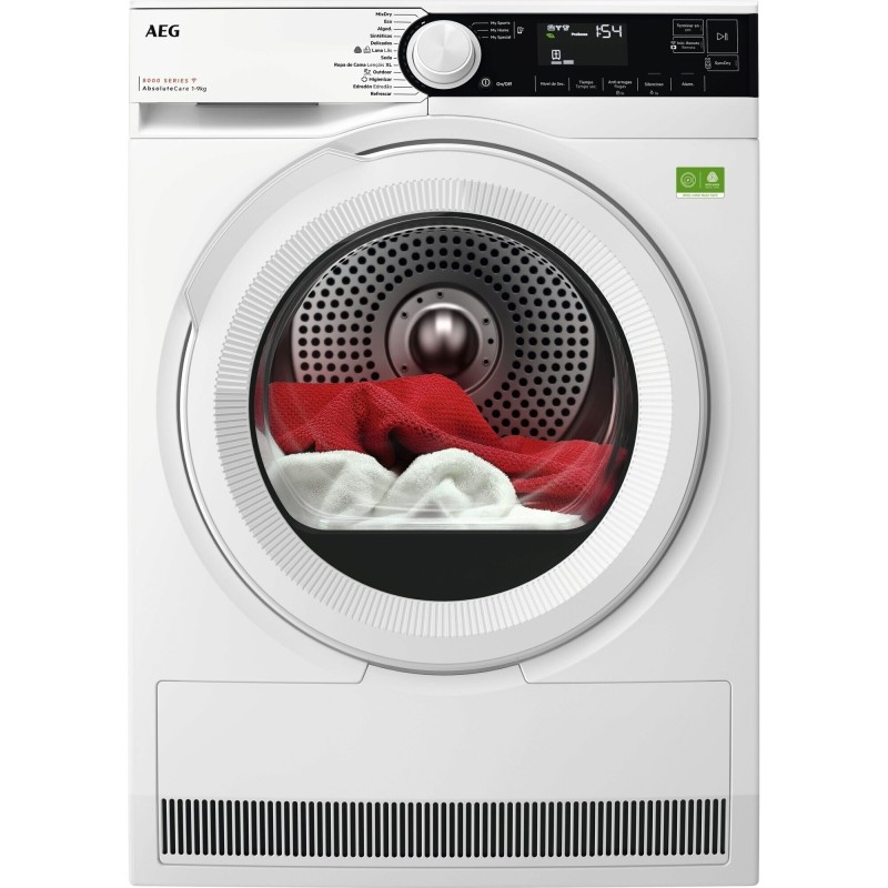 Secadora AEG tr839t4pbc 9 kg absolutecare clase b