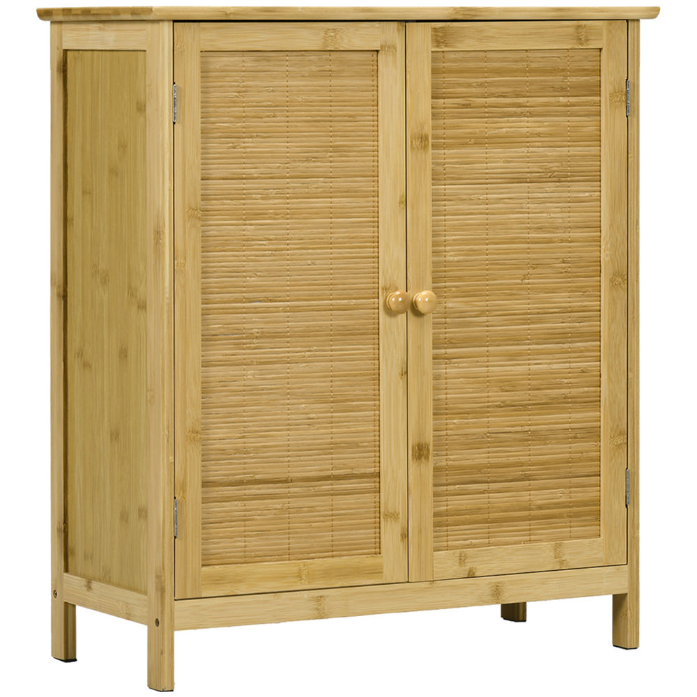 Aparador 60x27x67.5 cm bambú color marrón Homcom