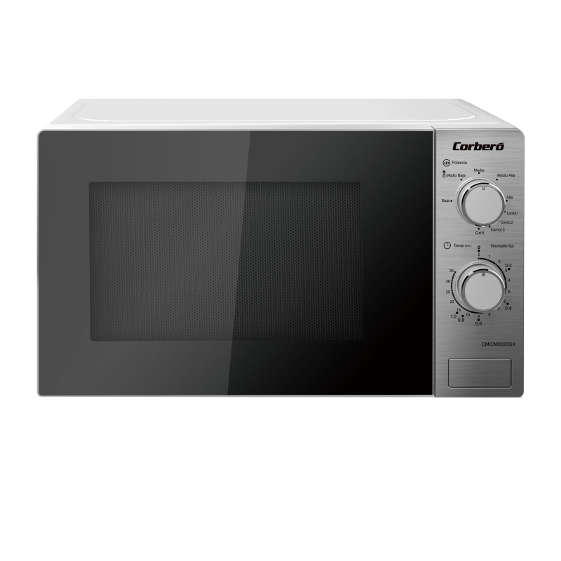 Microondas corbero cmicm6020gx 20 l inox 700 w función grill