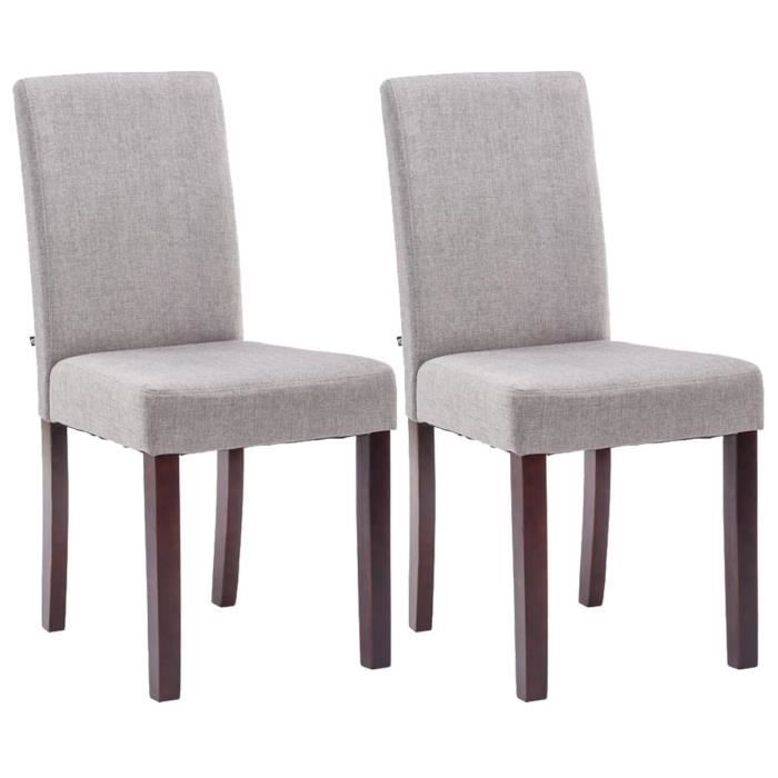 Sillas de comedor tapizadas grises - lote 2