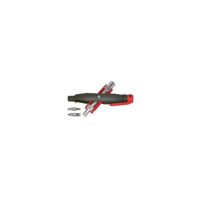 Llave universal para armario eléctrico en forma de clavija