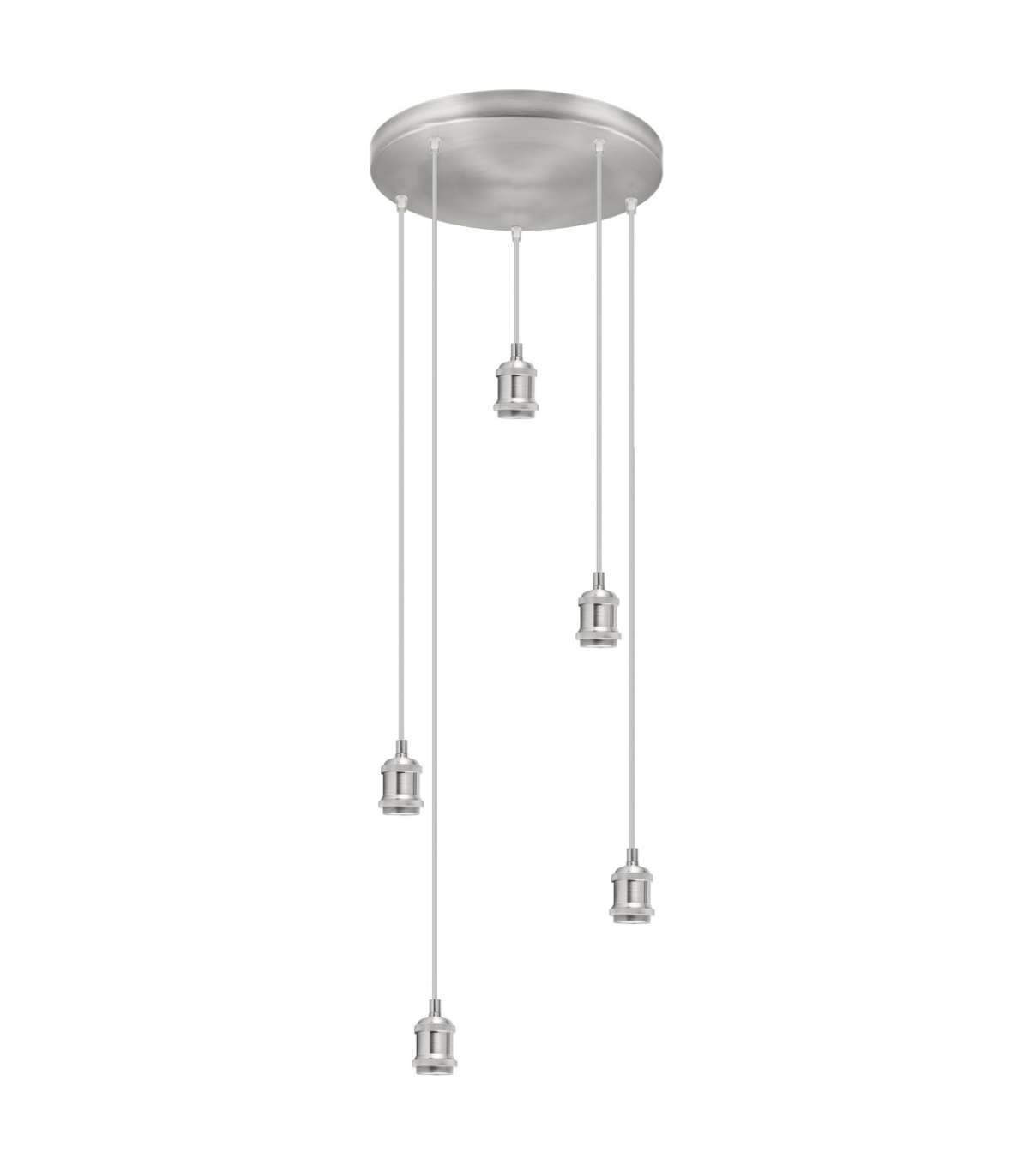 Lámpara circular de techo 5 luces diseño moderno