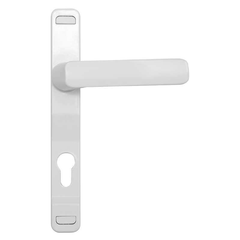 Juego manilla recuperable 4455 con placa estrecha blanca