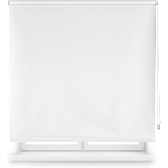 Estor enrollable opaco 180x175 blanco roto