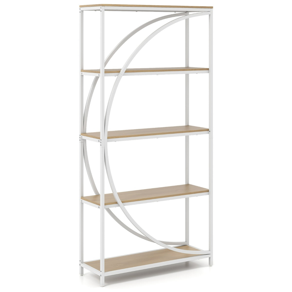 Librería abierta de 5 niveles para salón/oficina 86 x