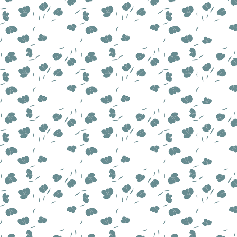 Papel pintado floral blanco con verde 60cm por 300cm